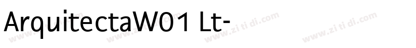 ArquitectaW01 Lt字体转换